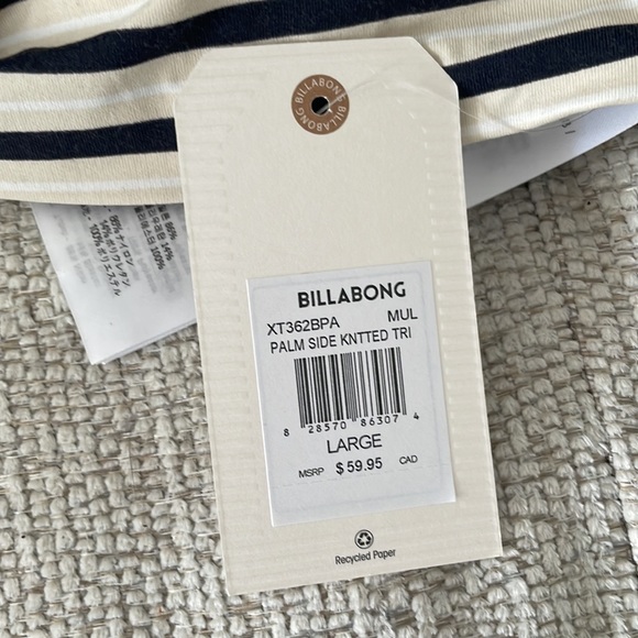 Billabong Striped Bikini Top - Picture 2 of 3